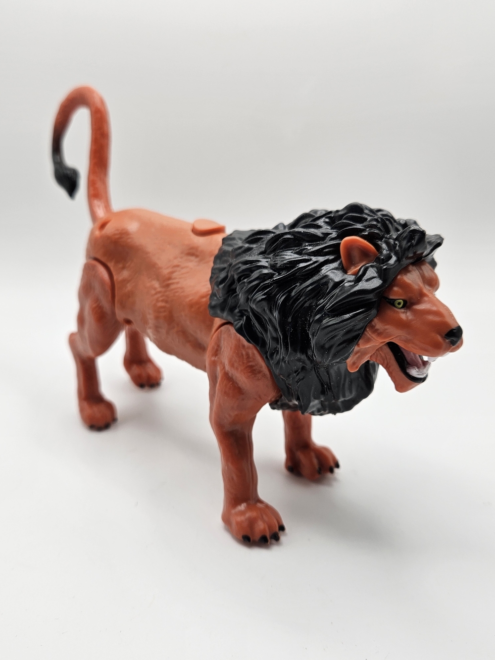 Articulated Action Lion Figure Toy Moving Jaw Jungle